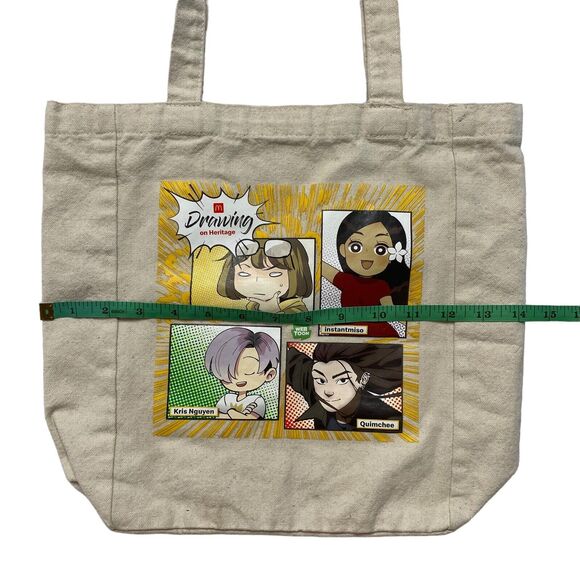 WEBTOON Canvas Bag Drawing on Heritage McDonalds uru-chan Quimchee Kris Nguyen - Picture 5 of 8
